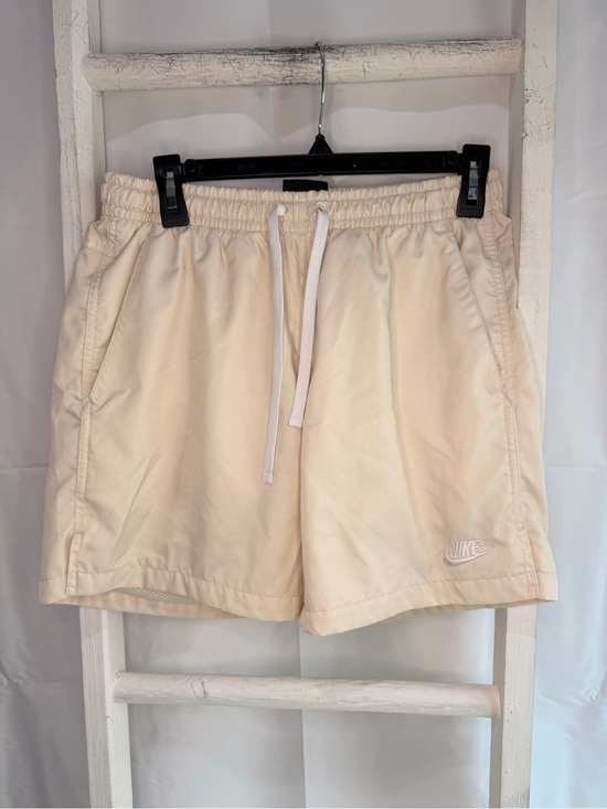 Nike Other - Nike Men's Cream Athletic Shorts with Drawstring